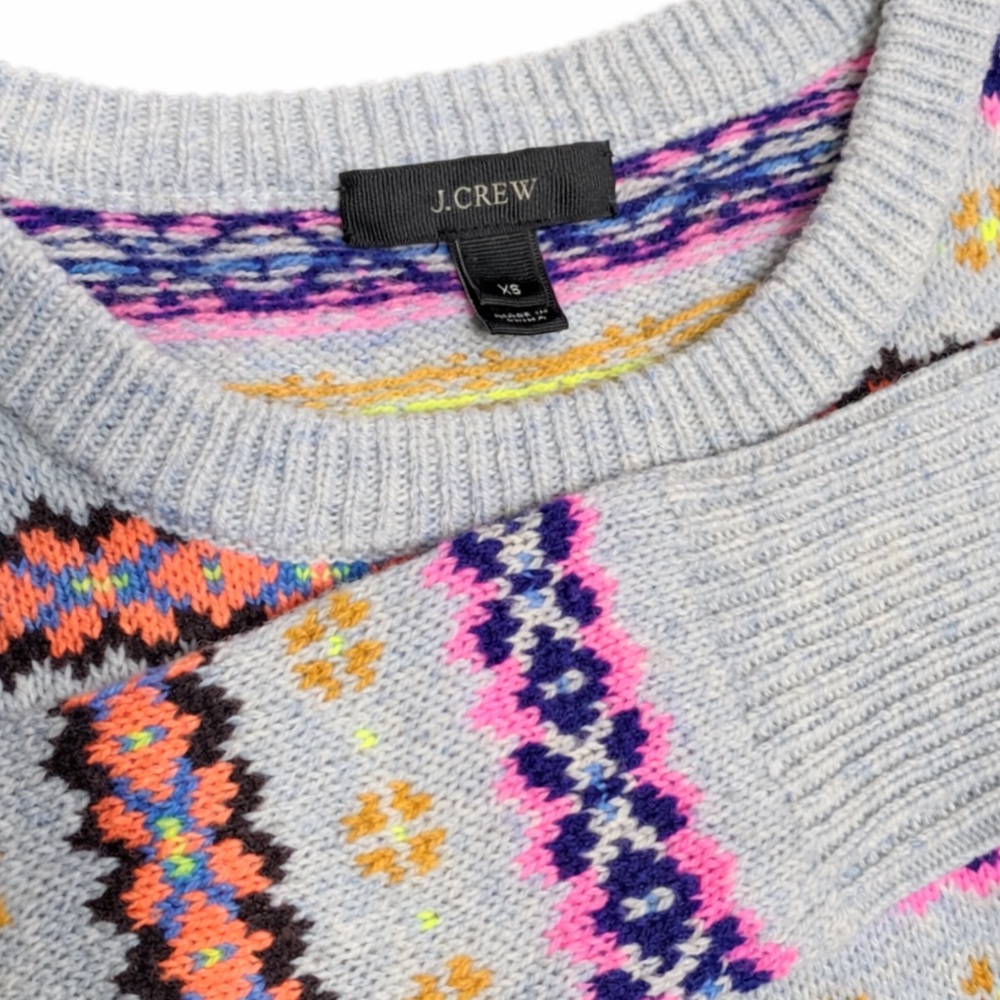 J. Crew Colorful Knit Sweater‎